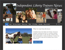 Tablet Screenshot of libertytrainersnetwork.com
